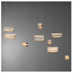 Подвесной светильник Cloyd PRIZM P2 / выс. 11 см - латунь (арт.10631)