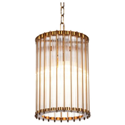 Подвесной светильник Cloyd RODERIC P3 / D29 см - латунь брашир. (арт.10640)