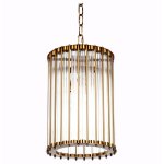 Подвесной светильник Cloyd RODERIC P3 / D29 см - латунь брашир. (арт.10640)