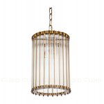 Подвесной светильник Cloyd RODERIC P3 / D29 см - латунь брашир. (арт.10640)