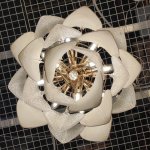 Люстра Cloyd TRAPESUND C12 / D48 см - бел.керамика - золото (арт.10661)