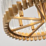 Люстра Cloyd KONUNG C8 / D65 см - латунь (арт.10698)