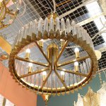 Люстра Cloyd KONUNG C8 / D65 см - латунь (арт.10698)