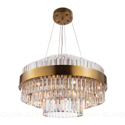 Люстра Cloyd BROTIGAN-A C32 / D60 см - латунь (арт.10699)