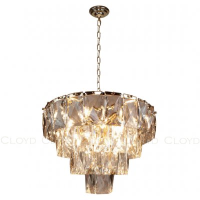 Люстра Cloyd DOFIN-A C12 / D54 см - золото (арт.10729)