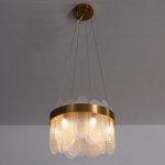 Люстра Cloyd VONNEGUT-B C6 / D40 см - белое стекло (арт.10737)