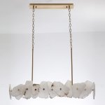 Люстра Cloyd KNOSS C1 / L100 см - алебастр - латунь (арт.10754)