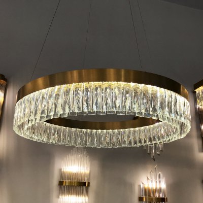 Люстра Cloyd TELEMAN C1 / D60 см - латунь (арт.10768)