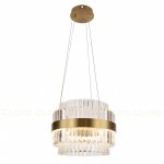 Люстра Cloyd BROTIGAN-C C1 / D40 см - латунь (арт.10770)