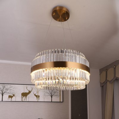 Люстра Cloyd BROTIGAN-C C1 / D60 см - латунь (арт.10771)