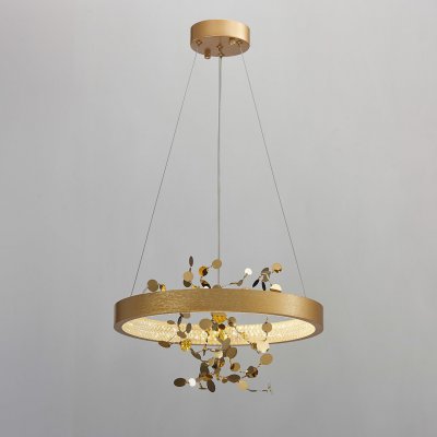 Люстра Cloyd TURBULENT C1 / D60 см - латунь (арт.10782)