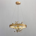 Люстра Cloyd TURBULENT C1 / D60 см - латунь (арт.10782)