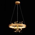 Люстра Cloyd TURBULENT C1 / D60 см - латунь (арт.10782)