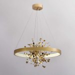 Люстра Cloyd TURBULENT C1 / D80 см - латунь (арт.10783)