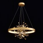 Люстра Cloyd TURBULENT C1 / D80 см - латунь (арт.10783)