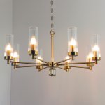 Люстра Cloyd COLONEL C8 / D73 см - латунь (арт.10786)