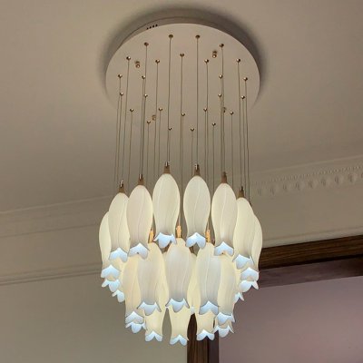 Люстра Cloyd ARGANA C26 / D50 см - керамика - белый (арт.10806)