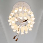 Люстра Cloyd ARGANA C30 / D60 см- керамика, фарфор - белый (арт.10808)