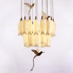 Люстра Cloyd ARGANA C30 / D60 см- керамика, фарфор - белый (арт.10808)