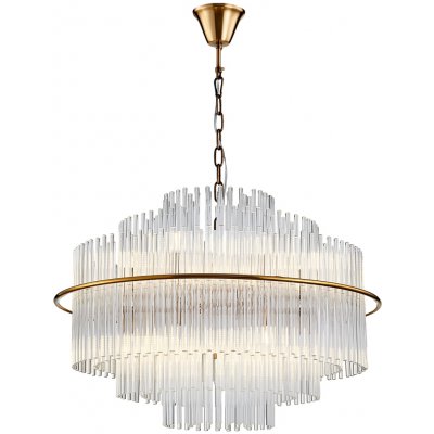 Люстра Cloyd VACOMBE-B C17 / D80 см - латунь (арт.10838)