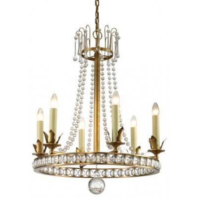 Люстра Cloyd PARNAS C6 / D63 см - латунь (арт.10846)