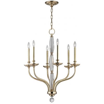 Люстра Cloyd EGGLETON C6 / D70 см - латунь (арт.10853)