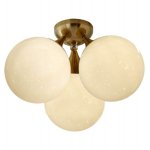 Потолочный светильник Cloyd TAOS-B FM3 / выс. 25 см - латунь (арт.10859)