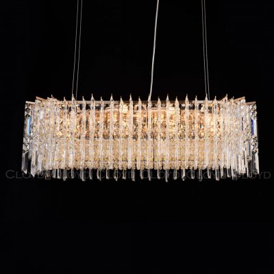 Люстра Cloyd SIBELIUS C12 / L90 см - золото (арт.10892)