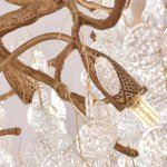 Люстра Cloyd HAOMA C18 / L120 см - латунь (арт.10911)