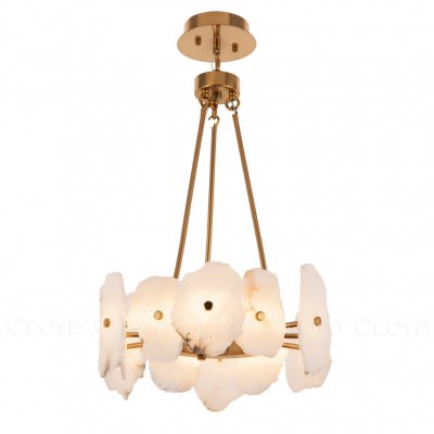 Люстра Cloyd KNOSS C1 / D45 см - алебастр - латунь (арт.10918) Люстра Cloyd KNOSS C1 / D45 см - алебастр - латунь (арт.10918)