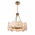 Люстра Cloyd KNOSS C1 / D60 см - алебастр - латунь (арт.10919)