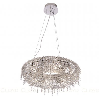 Люстра Cloyd HAYAO C6 / D50 см - хром (арт.10939)