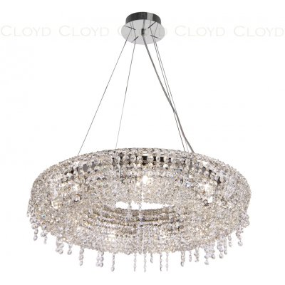 Люстра Cloyd HAYAO C9 / D60 см - хром (арт.10940)