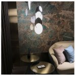 Подвесной светильник Cloyd BERING P1 / D20 см - золото (арт.10945)