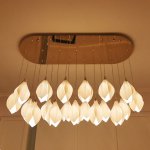 Люстра Cloyd MANGRA-A C19 / L100 см - керамика - золото (арт.10958)