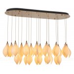 Люстра Cloyd MANGRA-A C19 / L100 см - керамика - золото (арт.10958)