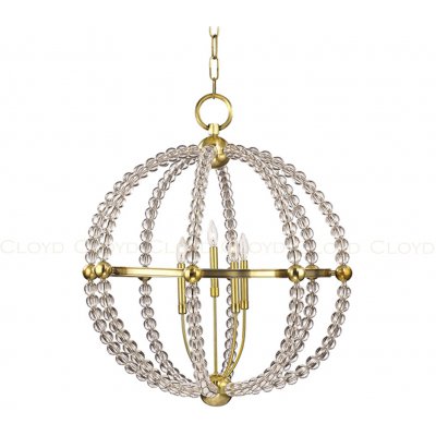 Люстра Cloyd PARNAS C5 / D60 см - латунь (арт.10984)