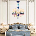 Люстра Cloyd LOTTIE-A C6 / D56 см- цветная керамика (арт.11043)