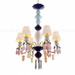 Люстра Cloyd LOTTIE-A C6 / D56 см- цветная керамика (арт.11043)