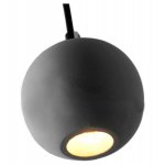 Подвесной светильник Cloyd SAURON P1 / D10 см - черный - сер. бетон (арт.11074)