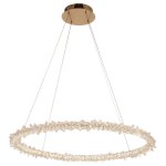 Люстра Cloyd EDEL-A C1 / D80 см - латунь (арт.11088)