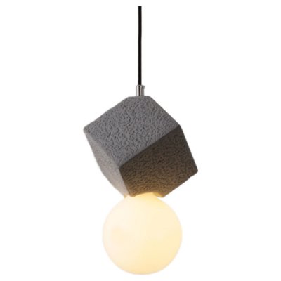 Подвесной светильник Cloyd AUSTA-B P1 / хром - серый бетон (арт.11149)