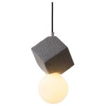 Подвесной светильник Cloyd AUSTA-B P1 / хром - серый бетон (арт.11149)