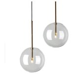 Подвесной светильник Cloyd CARAMBOL P1 / D20 см - латунь (арт.11152)