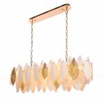 Люстра Cloyd SENEGAL C14 / L105 см - с золотыми листьями - золото (арт.11178)