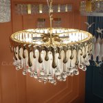 Люстра Cloyd CAPULETTI C9 / D49 см - золото (арт.11204)