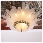 Потолочный светильник Cloyd MOSAMBIC FM12 / D67 см - золото (арт.11208)