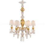 Люстра Cloyd LOTTIE-B C6 / D54 см- бел.-золотая керамика (арт.11211)
