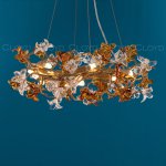 Люстра Cloyd GUATEMALA C14 / D60 см - латунь (арт.11215)