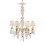 Люстра Cloyd LOTTIE-C C6 / D54 см- белая керамика (арт.11218)